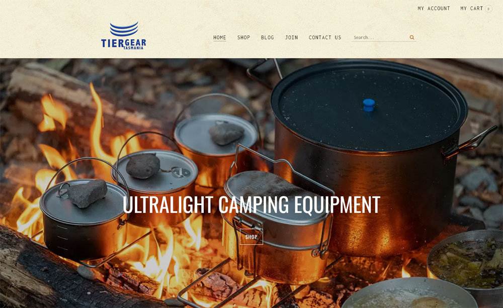 Tier Gear - made with free Nimbo website builder