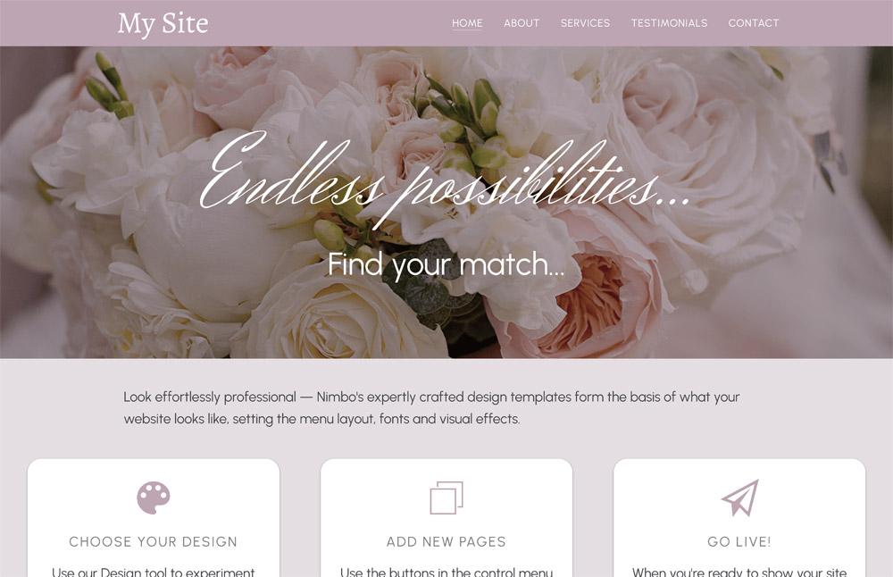 Australian free website builder colour theme